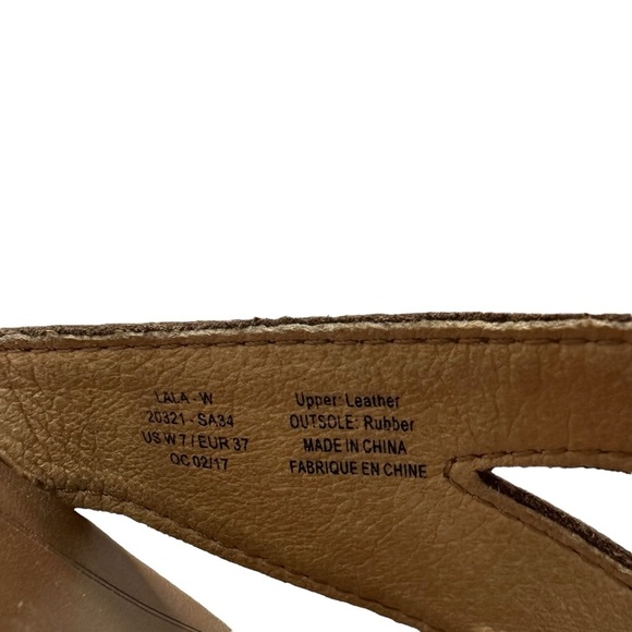 OluKai Women’s Size 7 Brown Lala Leather Sandal - Picture 5 of 6